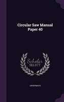Circular Saw Manual Paper 40