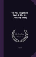 To You Magazine (Vol. 2, No. 11) (January 1936)