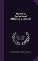 Journal Of Agricultural Research, Volume 17