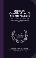 Mckinney's Consolidated Laws Of New York Annotated: With Annotations From State And Federal Courts And State Agencies, Book 23