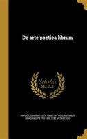 De arte poetica librum