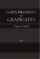 God's Promises For Graduates: Class Of 2019 - Black Niv: New International Version