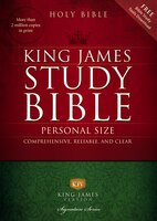 Kjv Study Bible, Personal Size, Leathersoft, Brown, Red Letter: Holy Bible, King James Version
