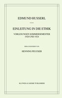 Einleitung In Die Ethik: Vorlesungen Sommersemester 1920/1924