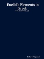 Euclid's Elements In Greek: Vol. Ii: Books 5-9