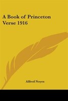 A Book of Princeton Verse 1916
