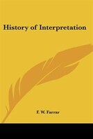 History of Interpretation