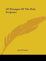 Of Passages Of The Holy Scripture