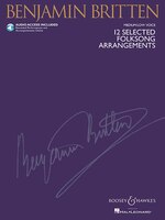 12 Selected Folksong Arrangements: with online audio of performances and accompaniments Medium/Low Voice, Book/Online Audio