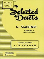 Selected Duets For Clarinet: Volume 1 - Easy To Medium