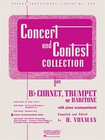 Concert And Contest Collection: Piano Accompaniment - Bb Cornet, Trumpet Or Baritone