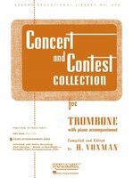 Concert And Contest Collection For Trombone: Piano Accompaniment