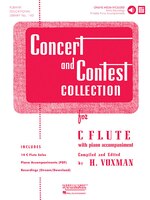 Concert And Contest Collection For C Flute: Solo Book With Online Media