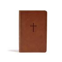 Csb Personal Size Bible, Brown Leathertouch