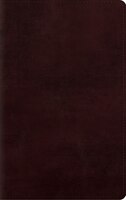 Esv Large Print Personal Size Bible (trutone, Mahogany)