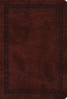 Esv Value Compact Bible (trutone, Mahogany, Border Design)