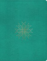 Esv Single Column Journaling Bible (trutone, Teal, Resplendent Cross Design)