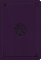 Esv Value Large Print Compact Bible (trutone, Lavender, Emblem Design)