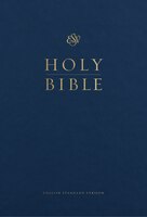 Esv Pew And Worship Bible, Large Print (blue)
