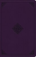 Esv Value Thinline Bible (trutone, Lavender, Ornament Design)