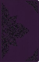 Esv Large Print Value Thinline Bible (trutone, Lavender, Filigree Design)