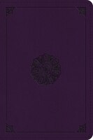 Esv Large Print Bible (trutone, Lavender, Emblem Design)