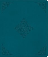 Esv Journaling Bible (trutone, Deep Teal, Fleur-de-lis Design)