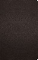 Esv Thinline Bible (buffalo Leather, Deep Brown)