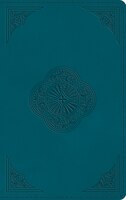 Esv Thinline Bible (trutone, Deep Teal, Rotunda Design)