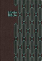 RVR 1960 BIBLIA PARA REGALOS Y PREMIOS, CAFE/TURQUESA SIMIL PIEL