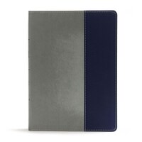 Csb Apologetics Study Bible For Students, Gray/navy Leathertouch