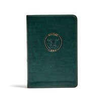 Csb Military Bible, Green Leathertouch