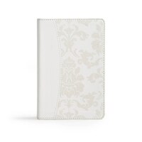 Csb Bride's Bible, White Leathertouch
