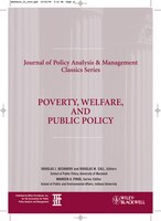 Poverty, Welfare, and Public Policy