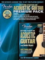 Fender Presents Getting Started On Acoustic Guitar - Premium Pack