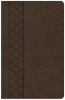 Csb Ultrathin Reference Bible, Value Edition, Brown Leathertouch