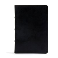 Csb Pastor's Bible, Black Deluxe Leathertouch
