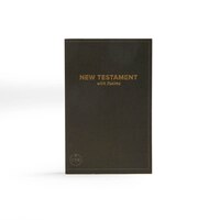 Csb Pocket New Testament With Psalms, Black Trade Paper