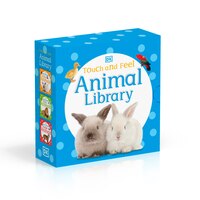 Touch And Feel: Animal Library: Includes Baby Animals, Wild Animals, And Jungle Animals