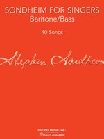 Sondheim For Singers: Baritone/bass (40 Songs)