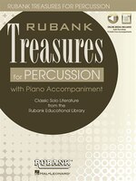 Rubank Treasures For Percussion: Book With Online Audio (stream Or Download)