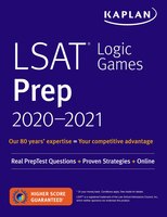 Lsat Logic Games Prep 2020-2021: Real Preptest Questions + Proven Strategies + Online