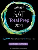 Sat Total Prep 2021: 5 Practice Tests + Proven Strategies + Online + Video