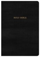 Kjv Super Giant Print Reference Bible, Classic Black Leathertouch