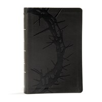 Kjv Large Print Personal Size Reference Bible, Charcoal Leathertouch Indexed