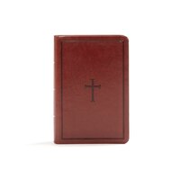 Kjv Large Print Compact Reference Bible, Brown Leathertouch