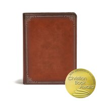 Csb Ancient Faith Study Bible, Tan Leathertouch, Indexed
