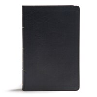 Kjv Giant Print Reference Bible, Black Leathertouch