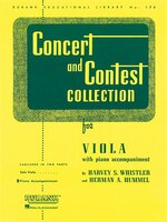 Concert And Contest Collection For Viola: Piano Accompaniment