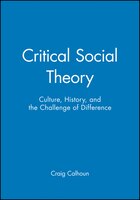 Critical Social Theory: Culture, History, and the Challenge of Difference